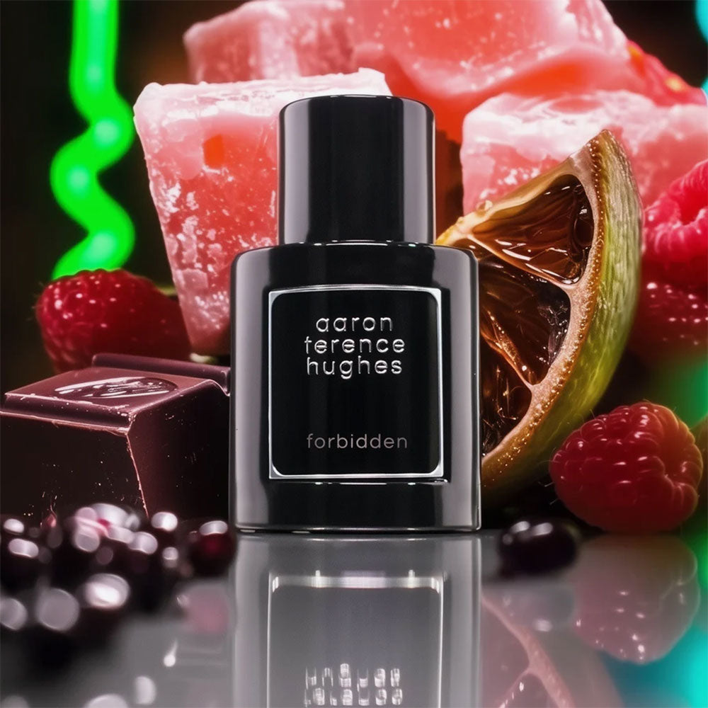 Aaron Terence Hughes Forbidden – Extrait de Parfum – 50ml von Aaron Terence Hughes in der Duftnote Fruchtig, Gourmand, Aromatisch