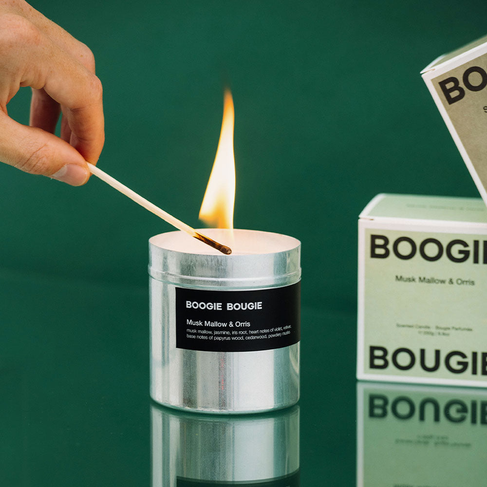 Boogie Bougie Musk Mallow & Orris – Soy Candle