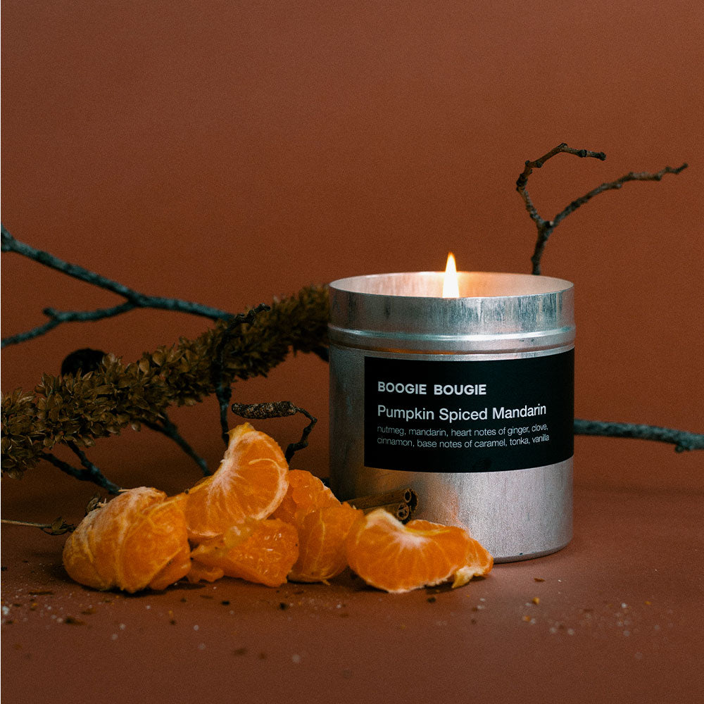 Boogie Bougie Pumpkin Spiced Mandarin – Soy Candle