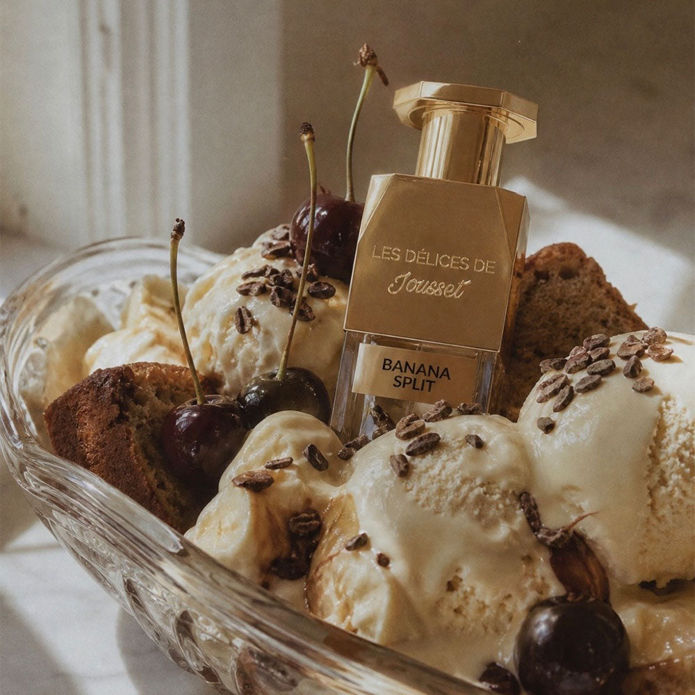 Jousset Parfums Banana Split – Extrait de Parfum – 30ml von Jimmy Bodin in der Duftnote Gourmand, Cremig