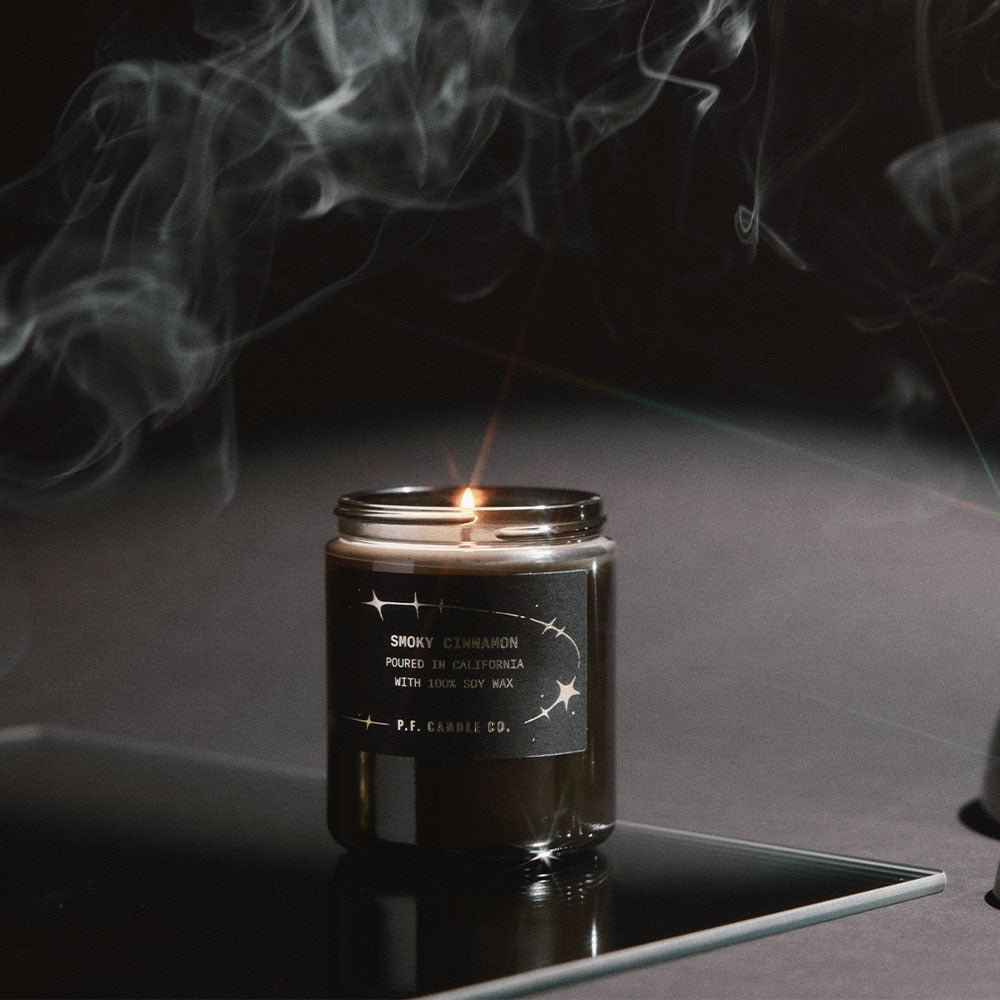 P.F. Candle Co. Smoky Cinnamon – Limited Soy Candle Standard Size