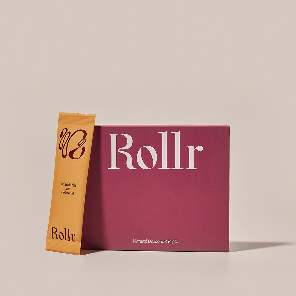 Rollr Deodorant Roll-on Refill – Mandarin & Cedarwood – 2 pcs.
