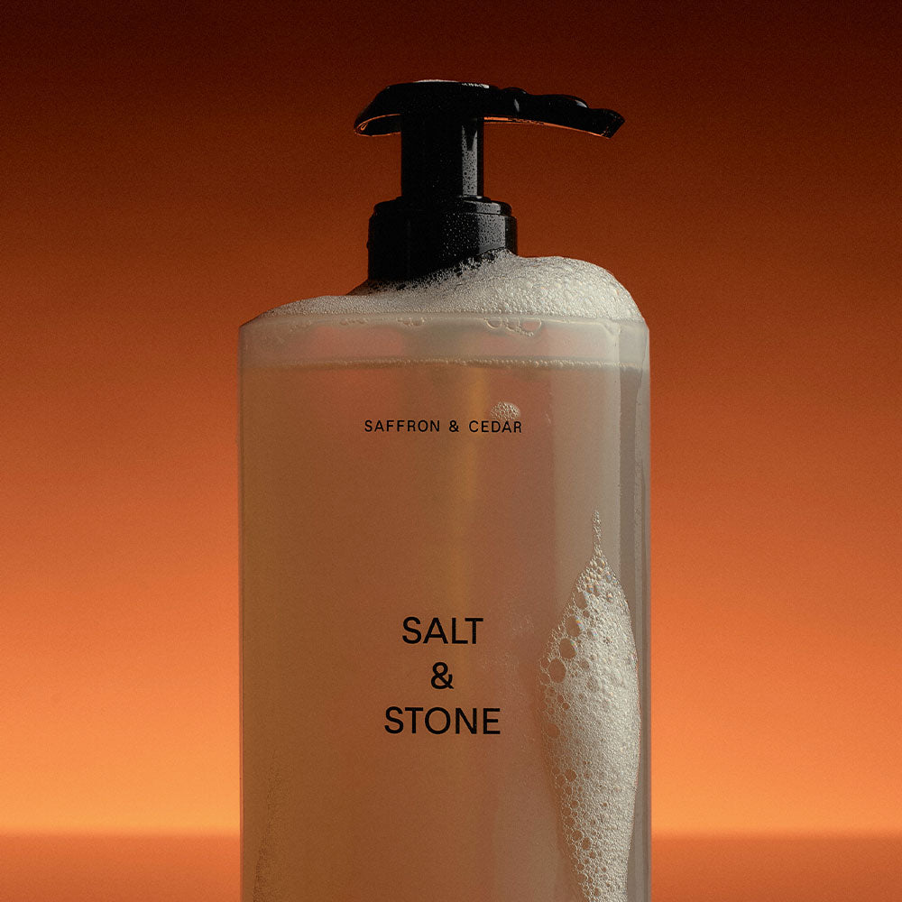 Salt & Stone Body Wash Refill Bundle – Saffron & Cedar
