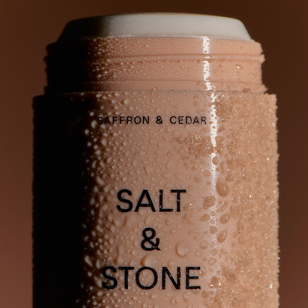 Salt & Stone Deodorant – Saffron & Cedar (Extra Strength)
