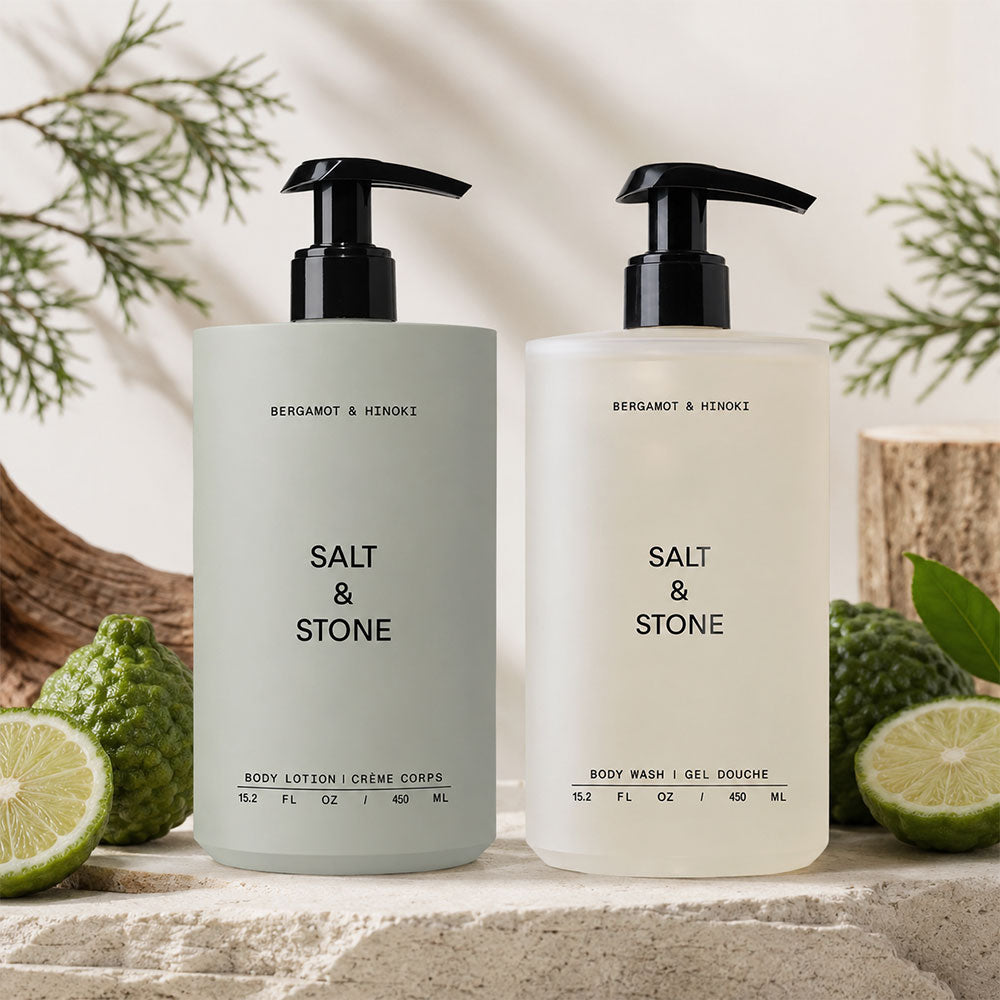 Salt & Stone Body Duo – Bergamot & Hinoki