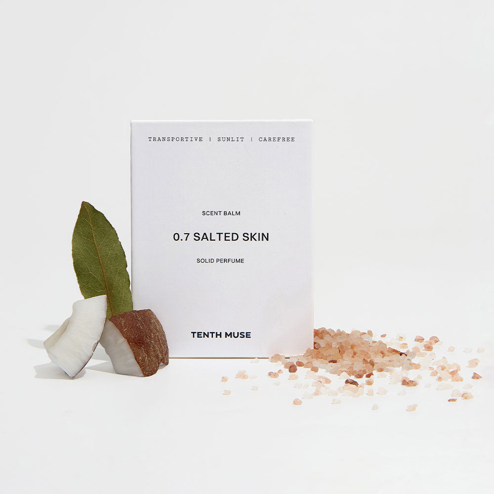 Tenth Muse Salted Skin – Solid Perfume Balm in der Duftnote Clean, Cremig