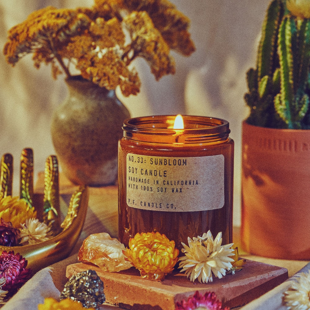 P.F. Candle Co. Sunbloom – Soy Candle Standard Size