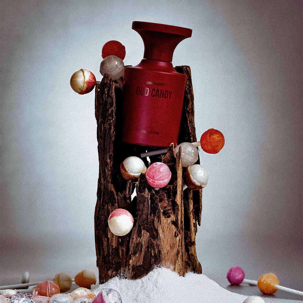 Borntostandout Oud Candy – Extrait de Parfum – 50ml von Margaux Le Paih-Guérin in der Duftnote Gourmand, Woody