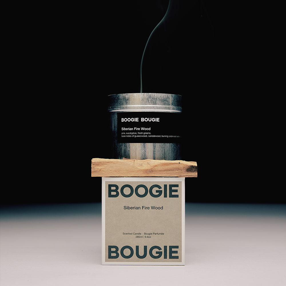 Boogie Bougie Siberian Fire Wood – Soy Candle
