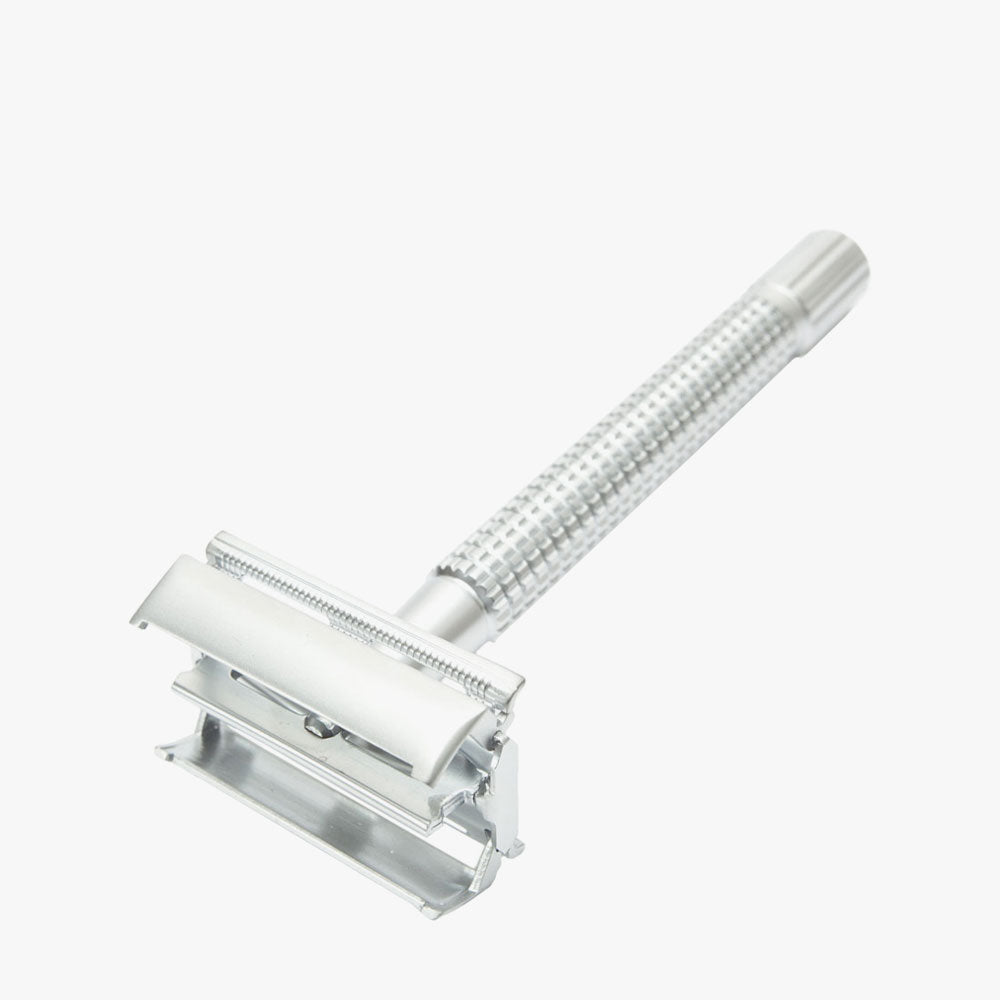 Giesen Forsthoff - Timor Butterfly razor with matte chrome finish 100 mm