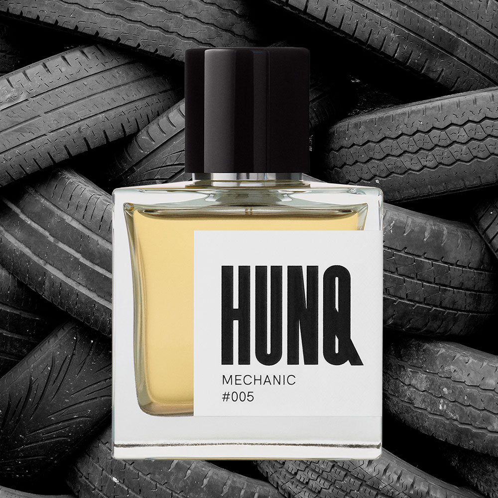 HUNQ #005 Mechanic – Eau de Parfum – 100ml in der Duftnote Smoky, Spicy