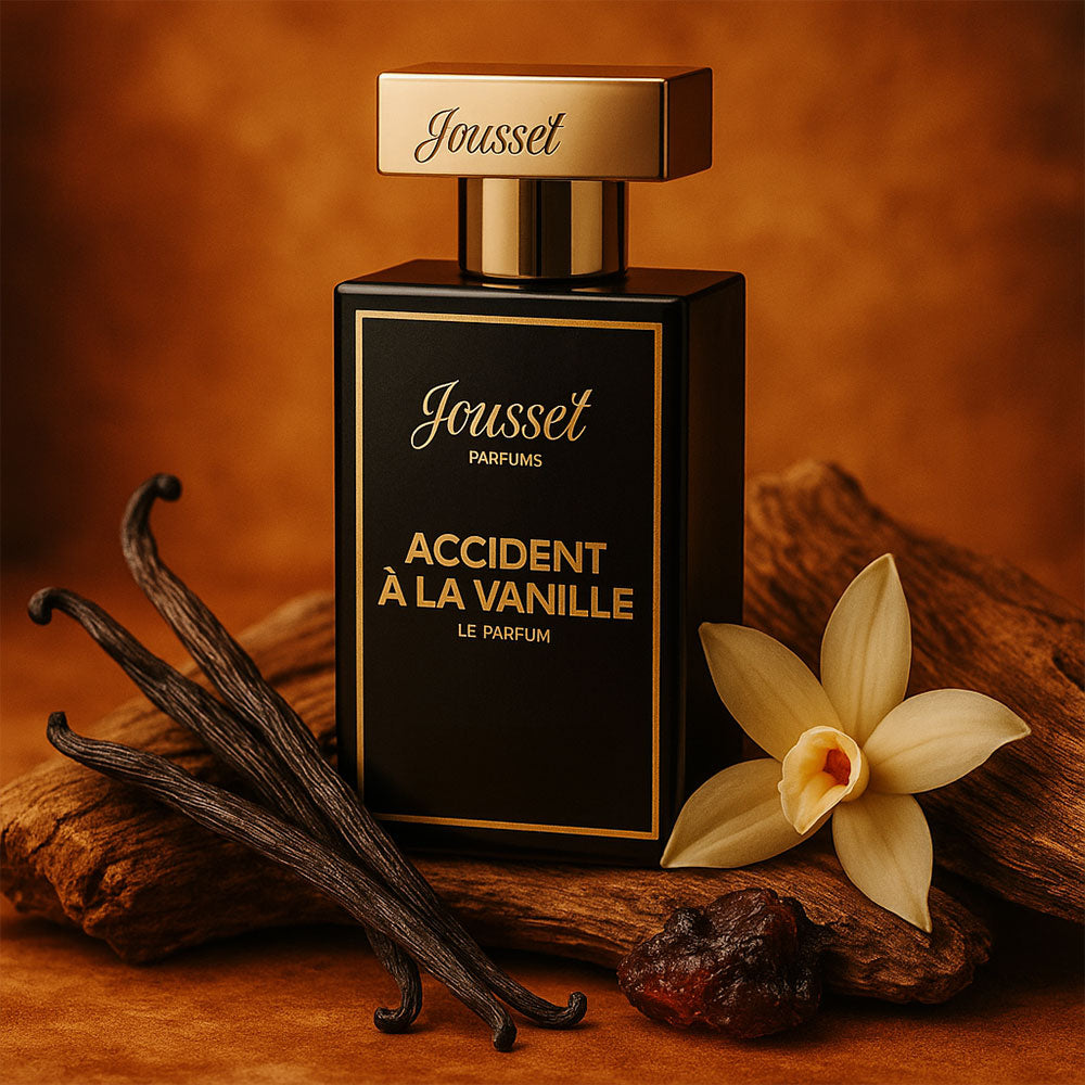Jousset Parfums Accident à La Vanille – Extrait de Parfum – 50ml von Jimmy Bodin in der Duftnote Gourmand, Rauchig