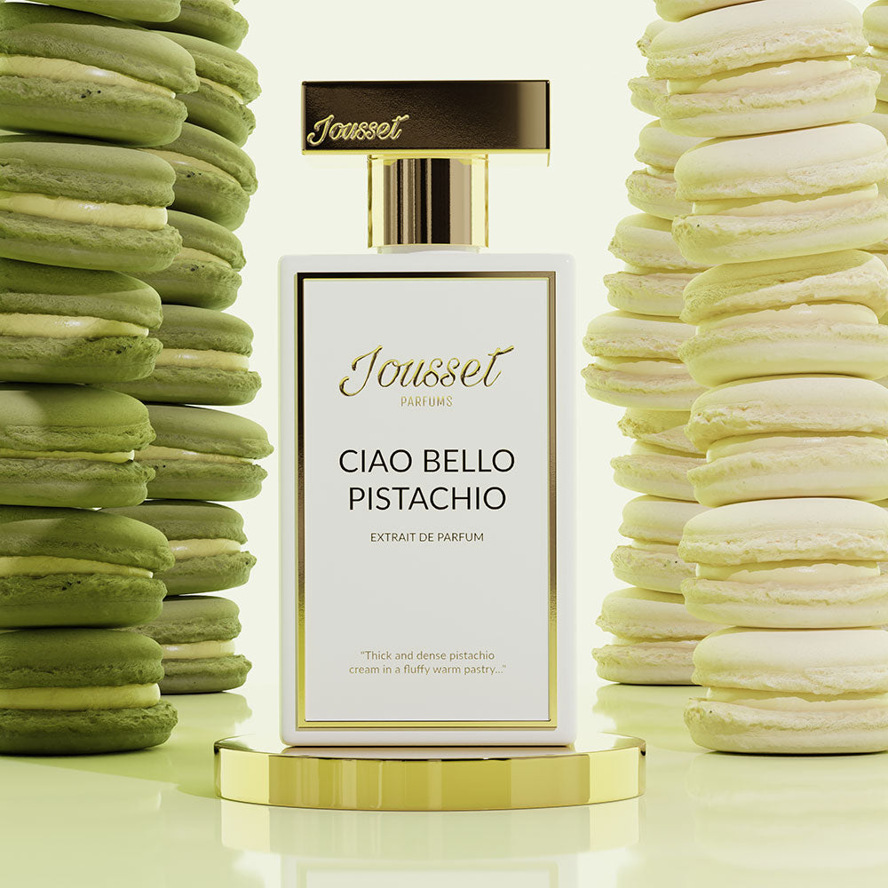 Jousset Parfums Ciao Bello Pistachio – Extrait de Parfum – 50ml von Jimmy Bodin in der Duftnote Gourmand, Würzig