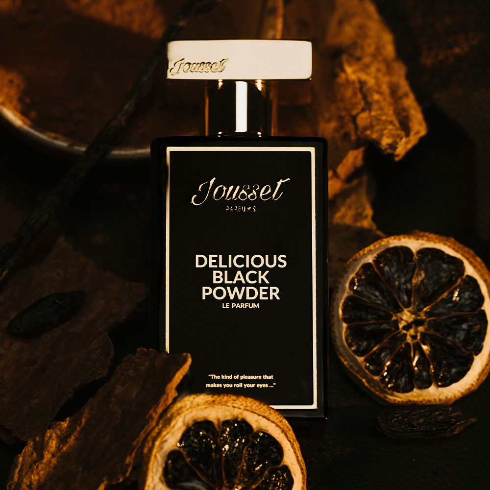 Jousset Parfums Delicious Black Powder – Extrait de Parfum – 50ml von Jimmy Bodin in der Duftnote Gourmand, Pudrig