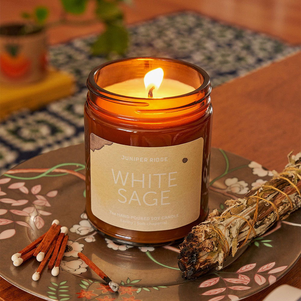 Juniper Ridge White Sage – Essential Oil Candle