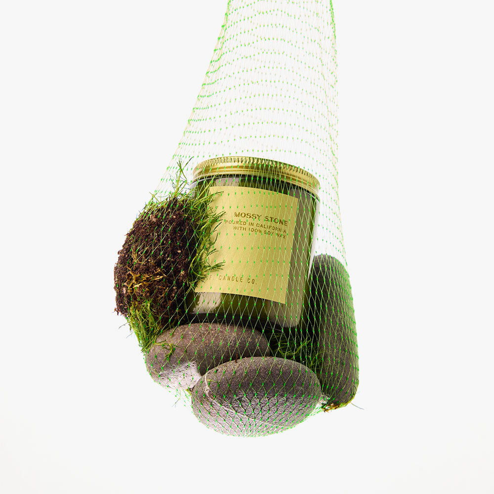 P.F. Candle Co. Mossy Stone – Limited Soy Candle Standard Size in der Duftnote Grün, Holzig