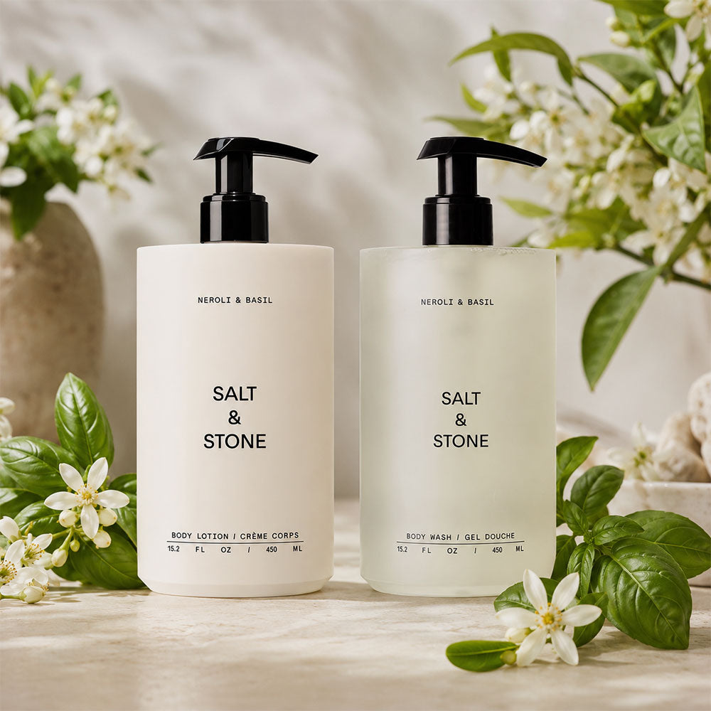 Salt & Stone Body Duo – Neroli & Basil